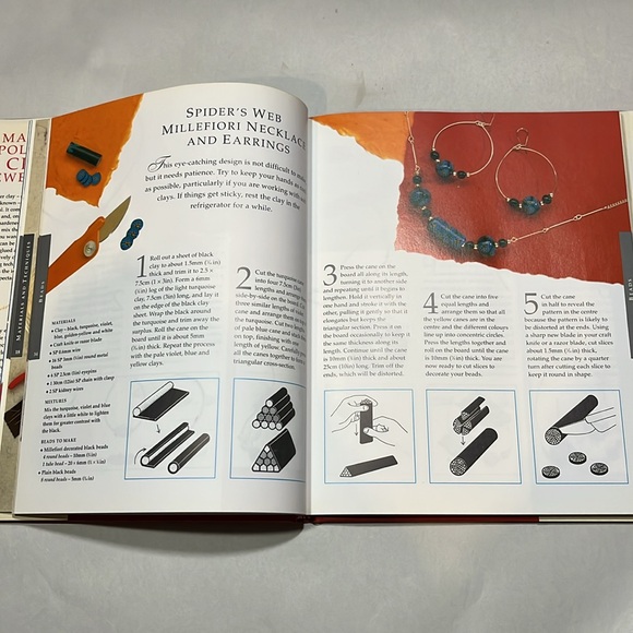 1997 Making Polymer Clay Jewellery Hardcopy BOOK Jewelry Artisan Sue Heaser Art - Picture 12 of 16